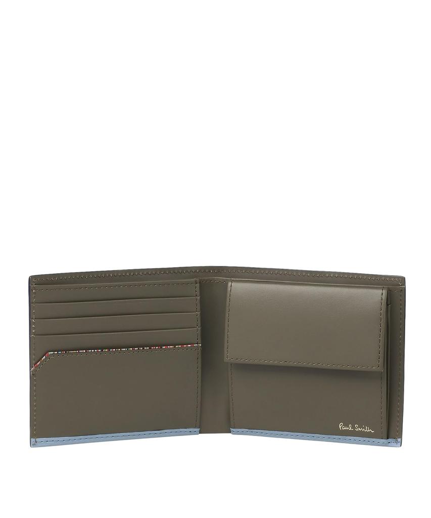 Cropped Logo Bifold Wallet In Sax Blue