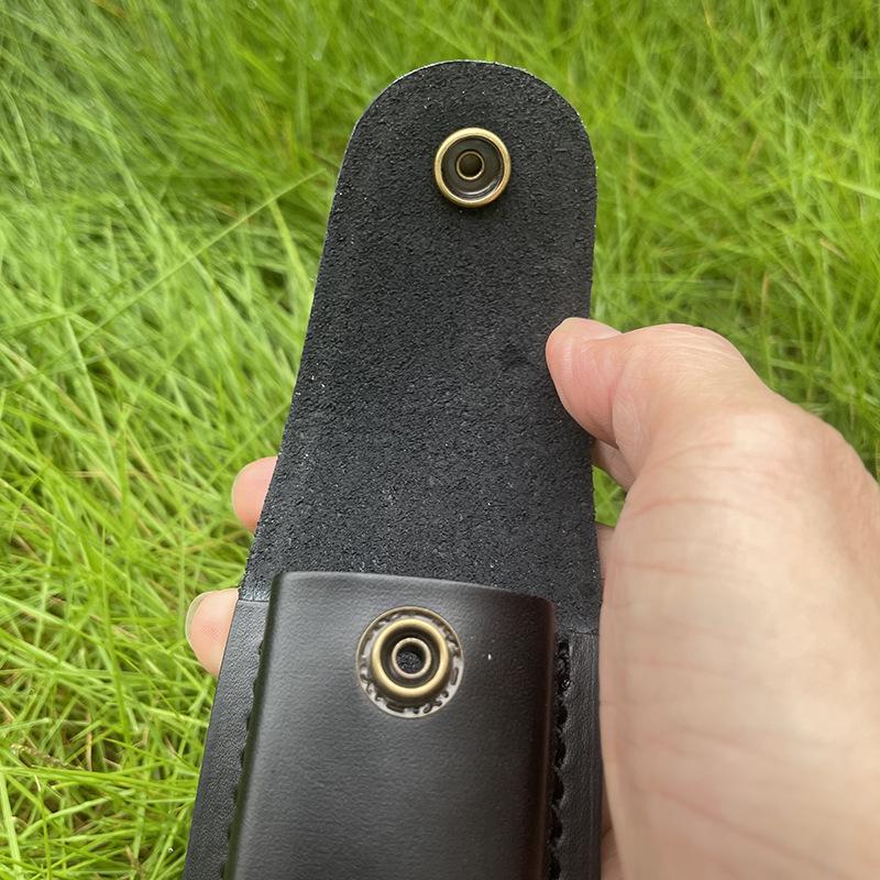Universal Folding Tool Knife Sheath/Holster - Top Layer Cowhide Leather