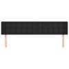 Vidaxl Wingback Headboard, Black, 163X16X78/88 Cm, Faux Leather