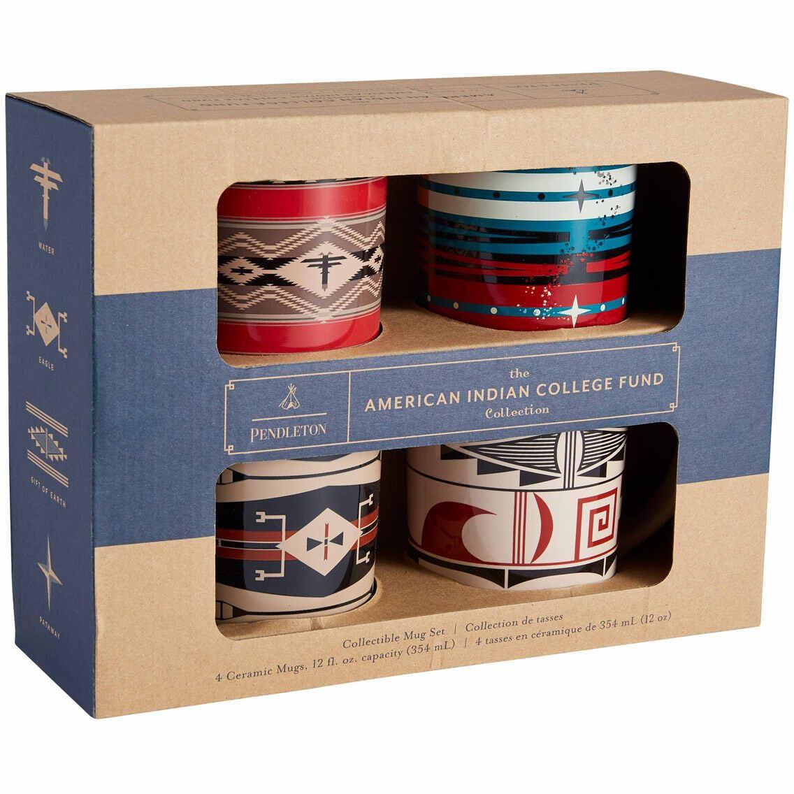 

Pendleton Ceramic Mug Set Indian College Fund 55196 American Indian College Fund (American Collection)