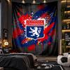 Wall Hanging Tapestry Lyon FC Print Cloth for Living Room Bedroom Home Decor