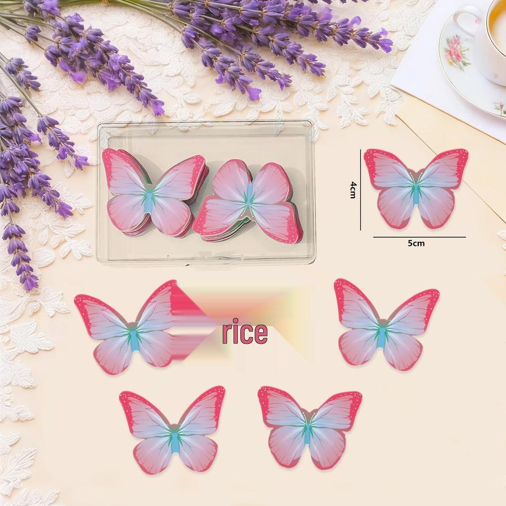 Edible Wafer Paper Butterfly Decoration for Desserts and Cold Dishes