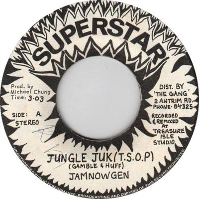 7inch Record NOW GENERATION - Jungle Juk (T.S.O.P.) NONE Superstar 1975 Jamaica Reggae, Ska & Dub Used