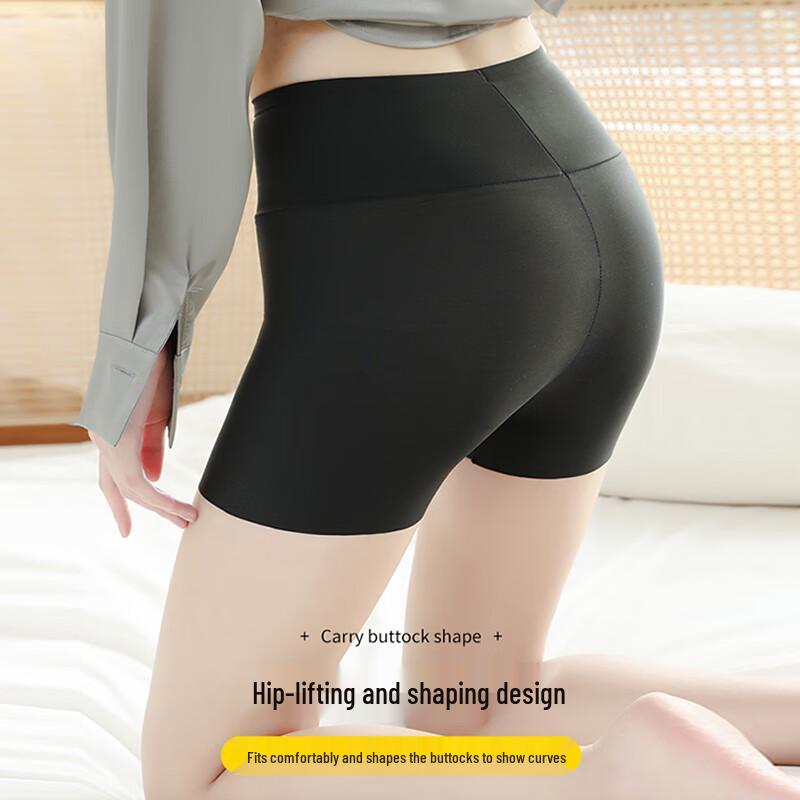 Lonsa Women's High Waist Seamless Ice Silk Safety Shorts