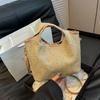 Bohemian Style Beach Bag Large Capacity Raffia Shoulder Bag Fashion Weave Straw Bag  Travel