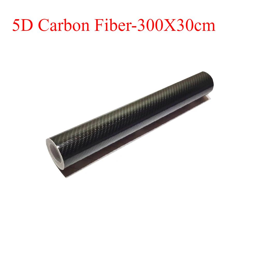 150x30cm 5D Carbon Fiber Roll Film Stickers Car Wrapping Foil DIY Vinyl Film Auto Interior Styling Carbon Fiber Decorative