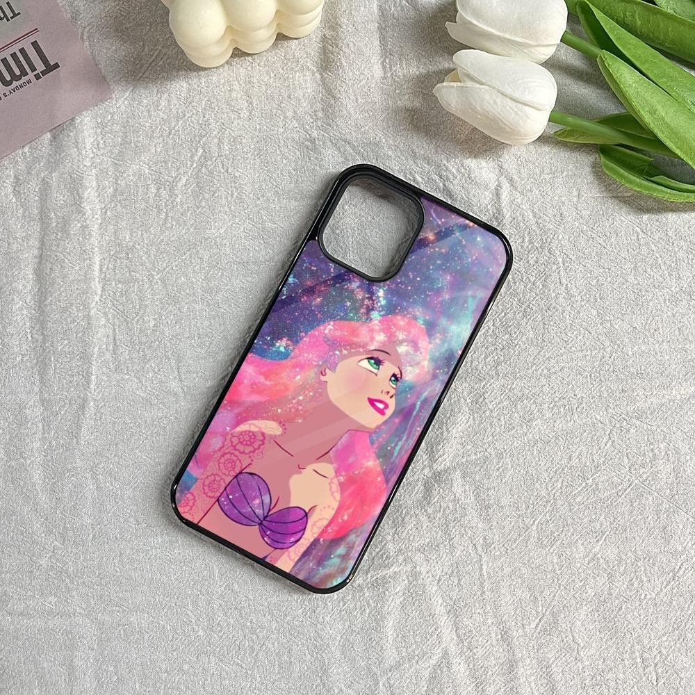 The Little Mermaid Ariel Phone Case for Iphone 16 15 14 13 12 11 Pro Max Mini 8 Plus Se Xr X Xs Fundas Shell PC+TPU Cover