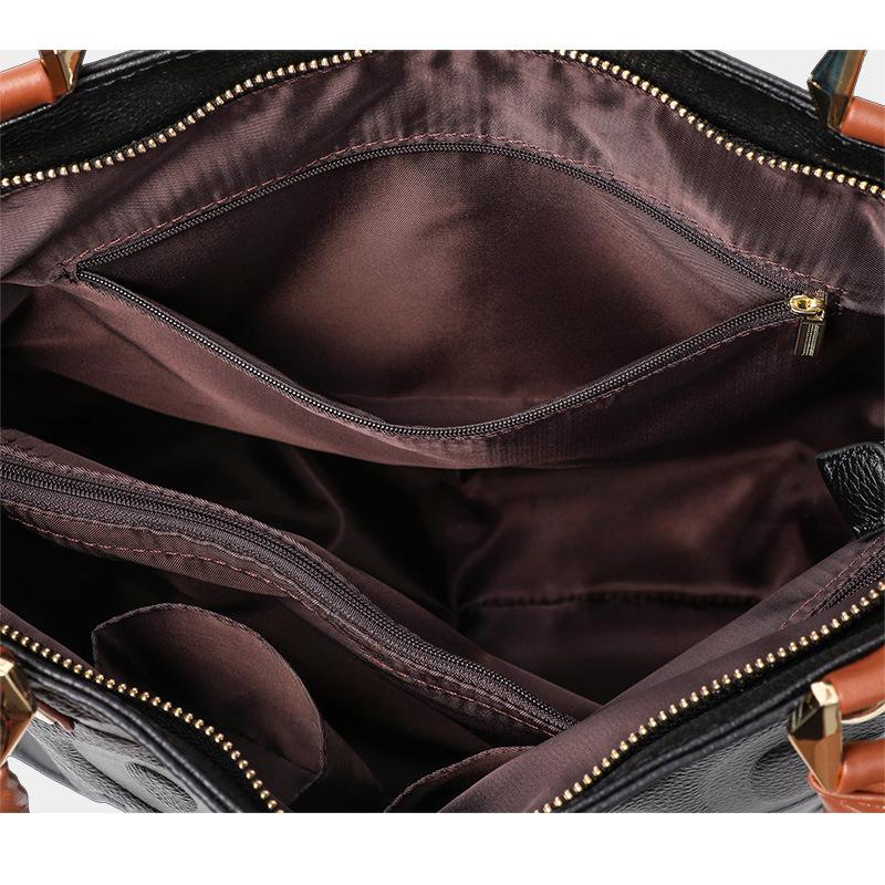 New Genuine Leather Women's Bag Fashionable and Versatile First Layer Cowhide One-shoulder Crossbody Bag Women's Handbag Bag