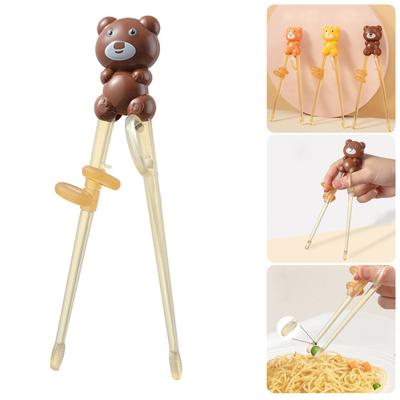 Upgrades Children Training Chopsticks Bear Designs Child Friendly Chopsticks for Easy Learning & Improved Dining Skills
