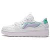 New LiNing Wear Resistant Slip Resistant Low Top Skateboard Shoes Women's White Purple AGCS084-4