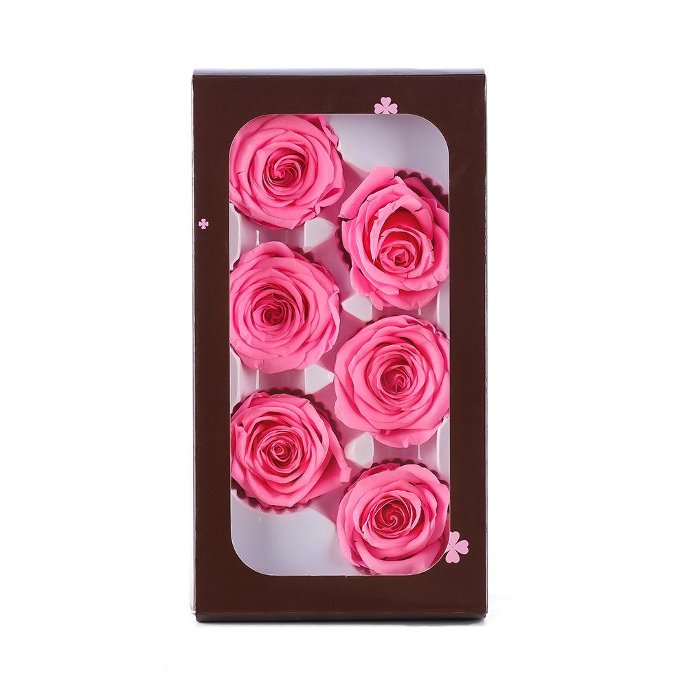 Eternal Flower Gift Box Set 2-6cm Handmade Rose Decorative Flowers, DIY Gift Flower Box