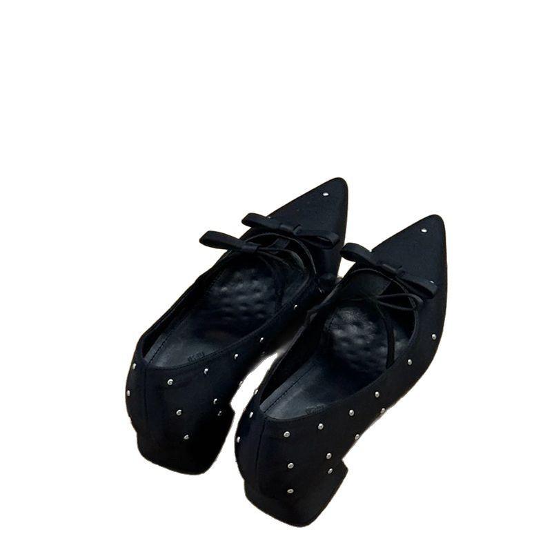 With skirts, versatile, balanced and breathable Mary Jane single shoes, women's spring and summer new high-end long-standing high heels