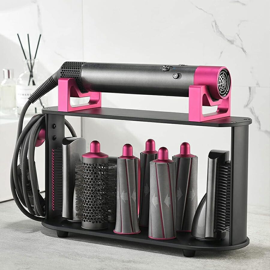 Dyson Airwrap Compatible Dyson Airwrap Styler Attachment Attachment Storage Cord Stand, Stand, Storage, Storage, Holder, Stand, Storage, Black, Pink,
