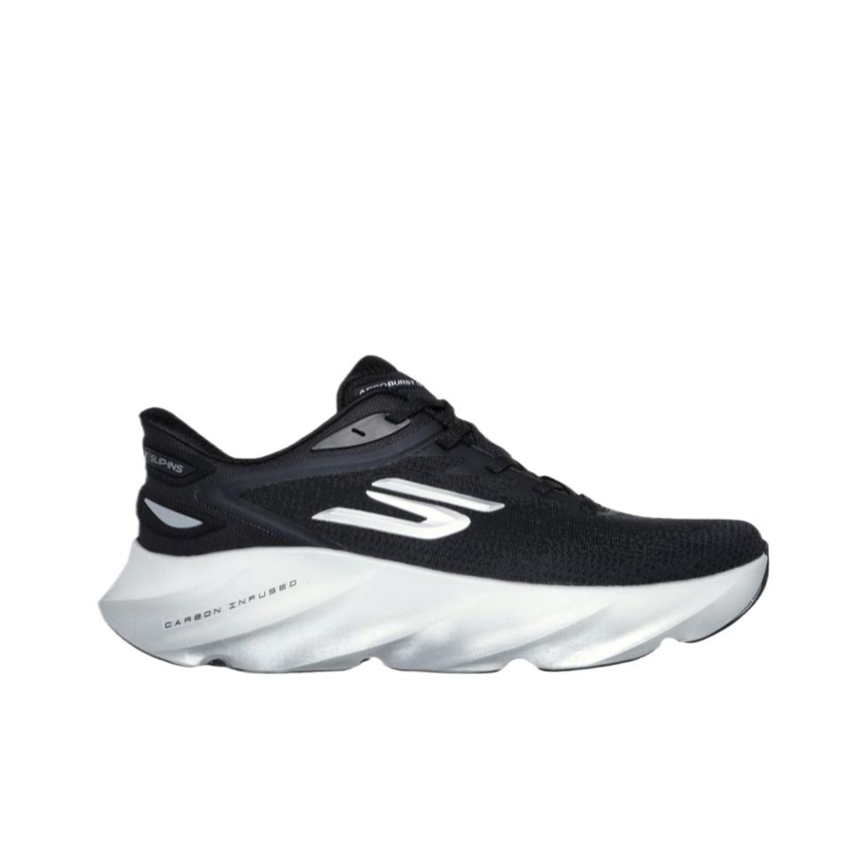Skechers SKX Aero Burst Ammortizzazione di Livello Superiore Slip-On Facili da Indossare Scarpe Flash Sneakers da Uomo 246215-BKW