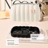 Cute Bow Cream Style Tissue Box for Desktop, Bathroom, Living Room, and Bedroom