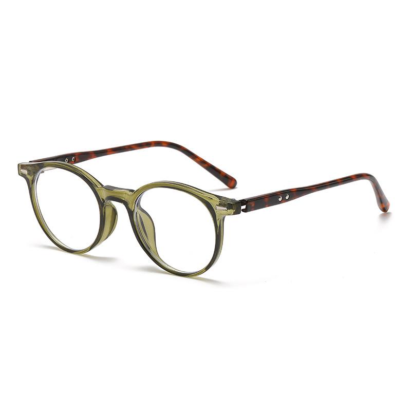 Optical Glasses Men Women Anti-blue Light Myopia Eyewear Fashion Simple Oval TR-90 High Quality Frame Prescription Eyeglasses