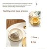 Coffee Cup Set with Saucer 210ml, Vintage Ceramic High Temperature Glaze for Home