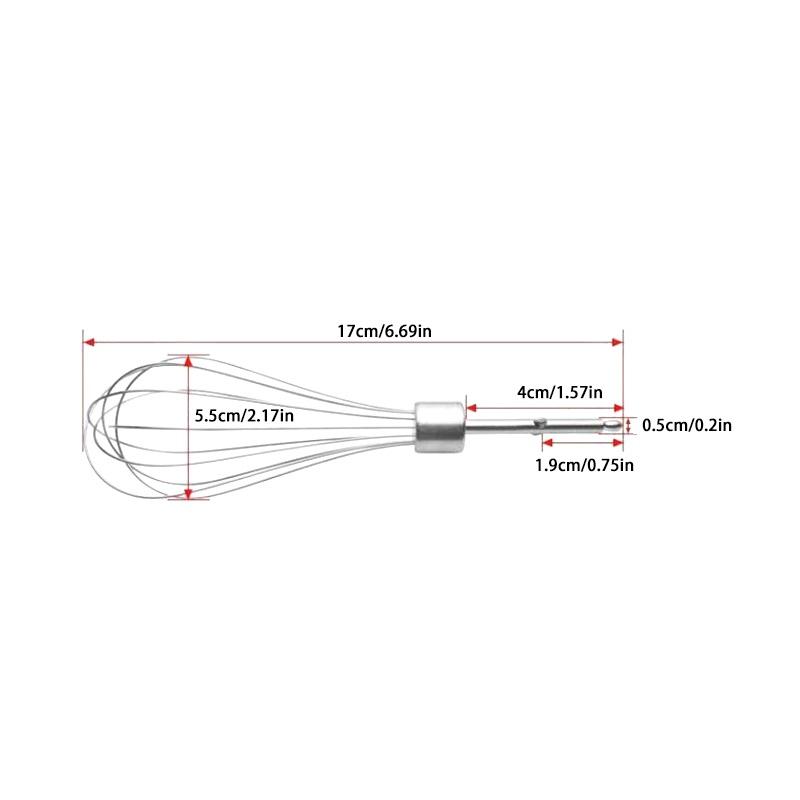 1Pc Stainless Steel Whisk Egg Beater 12 Wire Eggs Frother Handmade Dessert Supplies For Whisking Beating Stirring