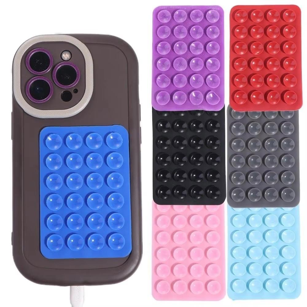 Multifunction Silicone Rubber Sucker Pad Mobile Phone Fixed Pad  for Home Office Storage