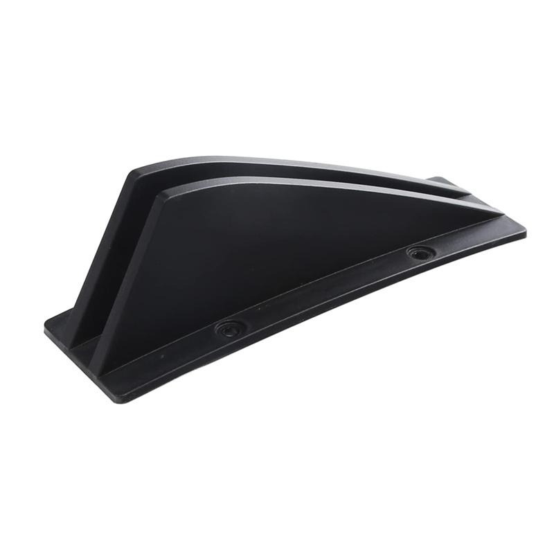 Universal Rear Bumper Lip Diffuser Shark F Bumper Shark F Cover Trim Spoiler -Black 4PCS