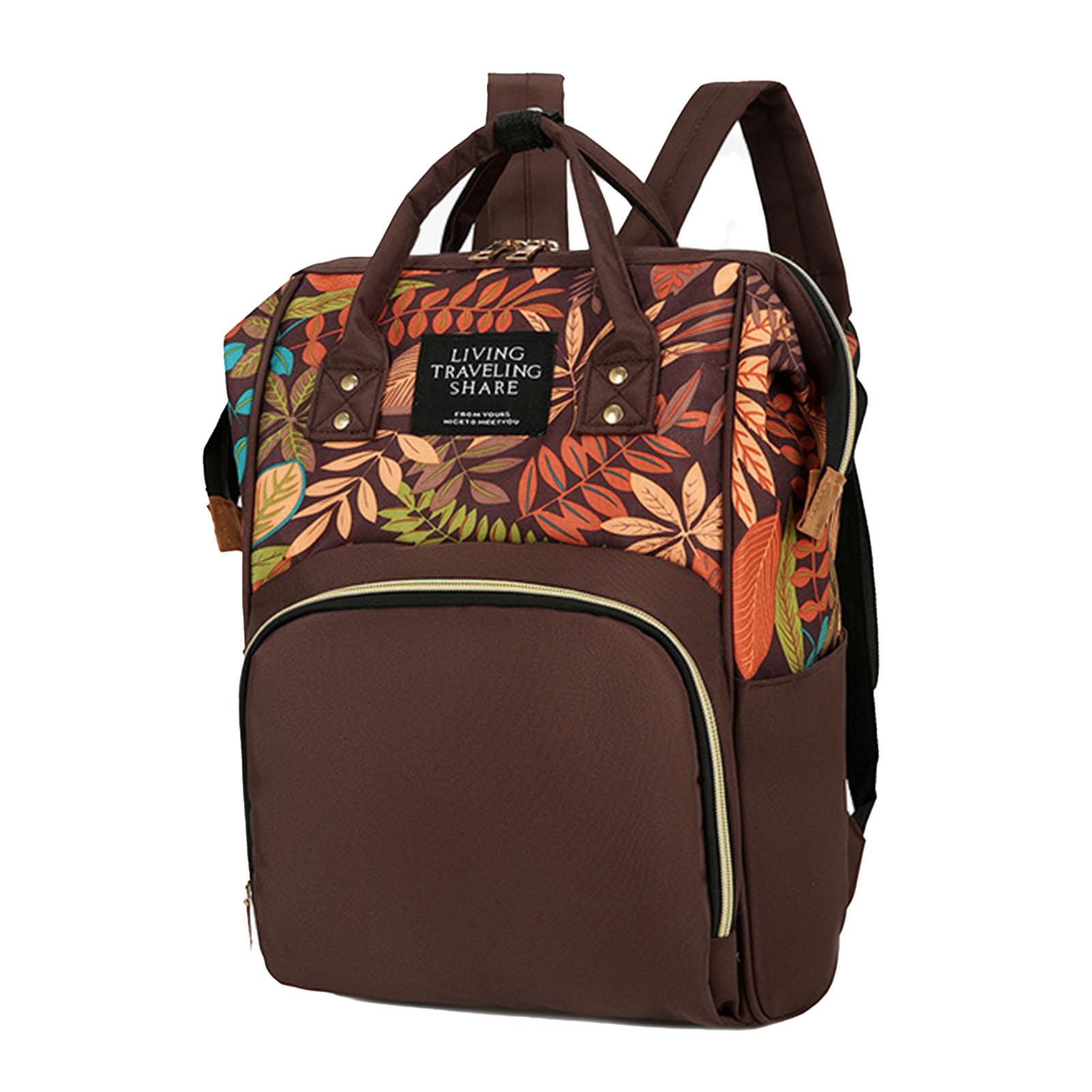 

Maternity Travel Bag for Baby Essential Large Capacity Backpack with Anti-theft Back Pocket for Mothers Day Gifts disney bag коричневый