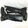 Made in England gripfast Steel Toe Long Boots Size Approx. 24.025.0 Black Lace-Up Rock Style(USED)