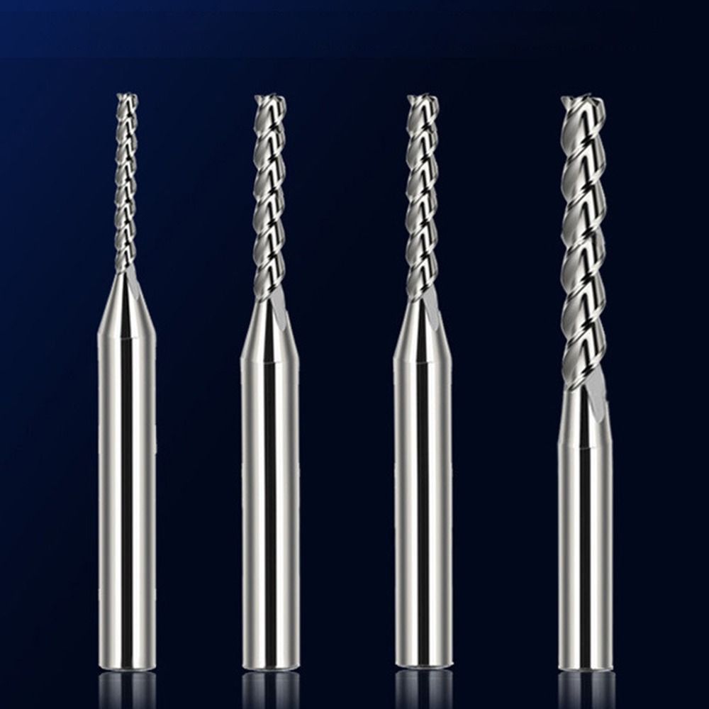 1Pcs Carbide End Router Bit Mill Tool for Aluminum Fiberglass Acrylic Wood Copper Plastic
