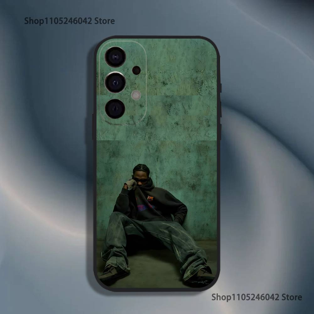 

C-Cactus J-Jack Travis Scott Shockproof Phone Case For Samsung S26,S25,S24,S21,S22,S23,S30,Ultra,S20,Plus,Fe,Lite,5G Black Cover Samsung S21 s305G