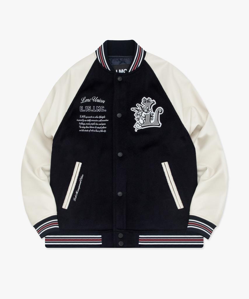 Lmc Union Angel Varsity Jacket Navy