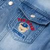 PawinPaw Kids' Cartoon Bear Loose Fit Denim Jacket