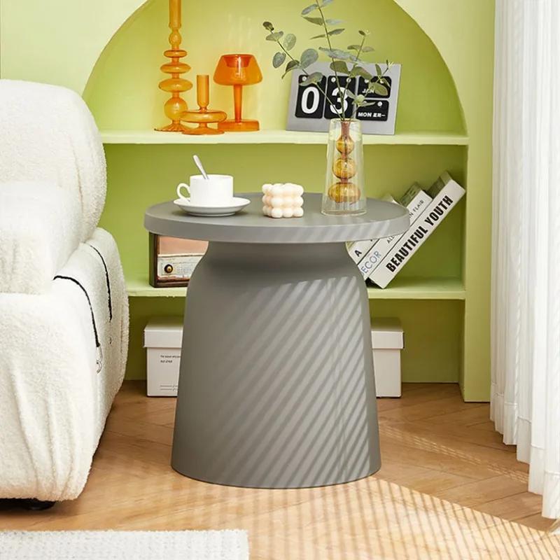 Nordic Design Coffee Tables Living Room Premium Minimalist Coffee Tables Round Colorful Loft Decor Interior