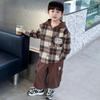 Boys' 2025 Stylish Autumn Three-Piece Set: Cool Shirt, Fashionable Clothes for Spring and Autumn