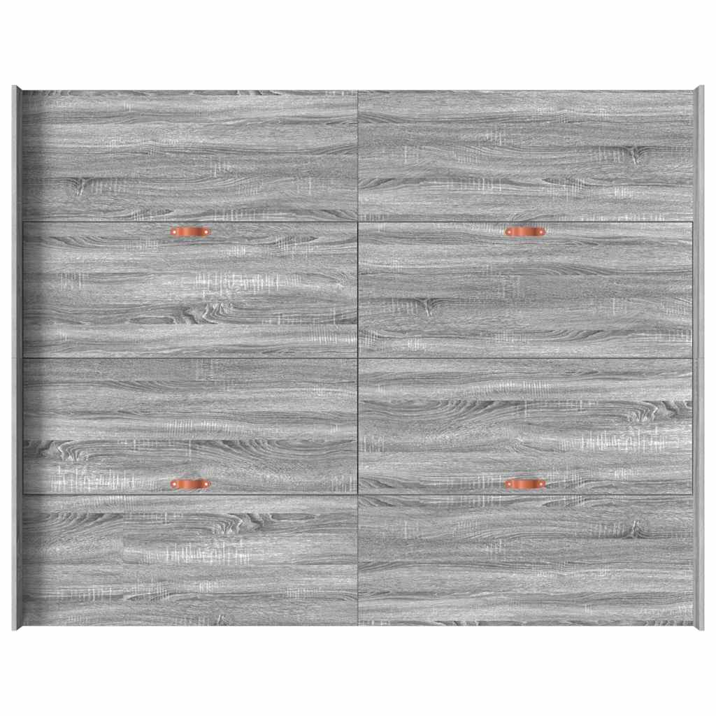 Storage Bed Frame Grey Sonoma 135 x 190 cm