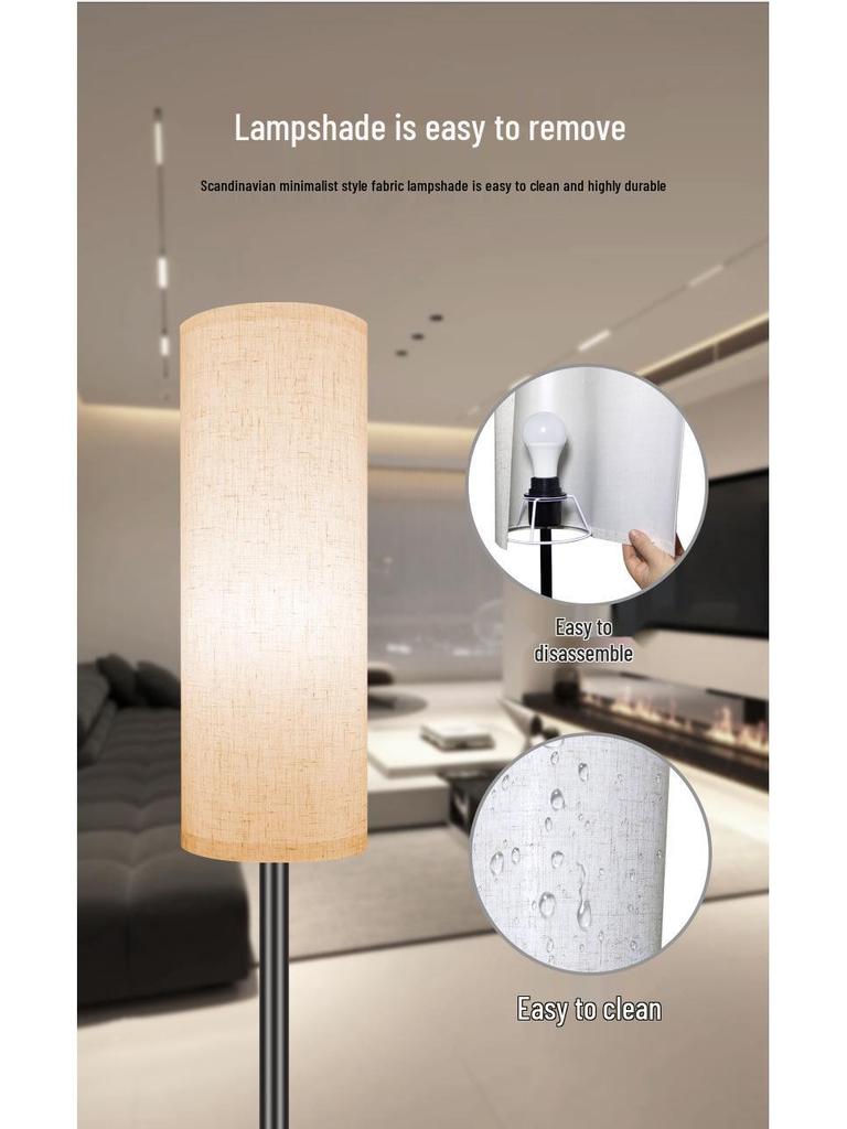 High-End RGB LED Floor Lamp with Bluetooth Dimming for Living Room and Bedroom