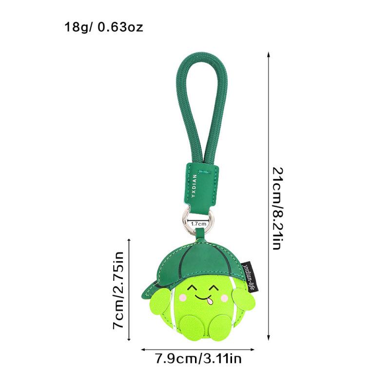 2025 Cute Cartoon Sports Keychain: Badminton, Tennis, Table Tennis Rackets Pendant & Bag Hanger