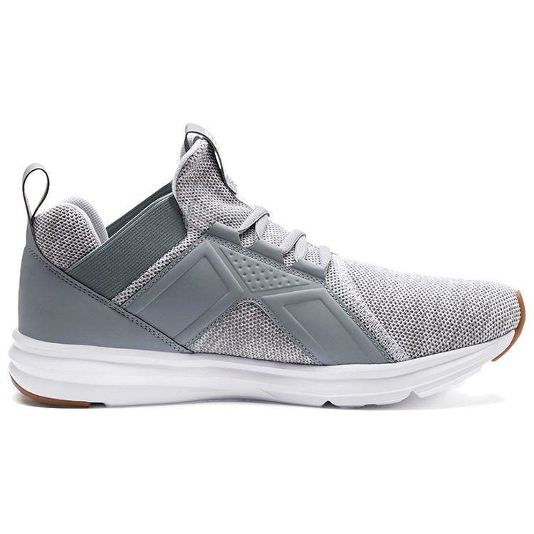 Puma Enzo Knit Comfortable Shock Absorbing Durable Lightweight Low Top Casual Shoes Men Sneaker Gray White 191635-06