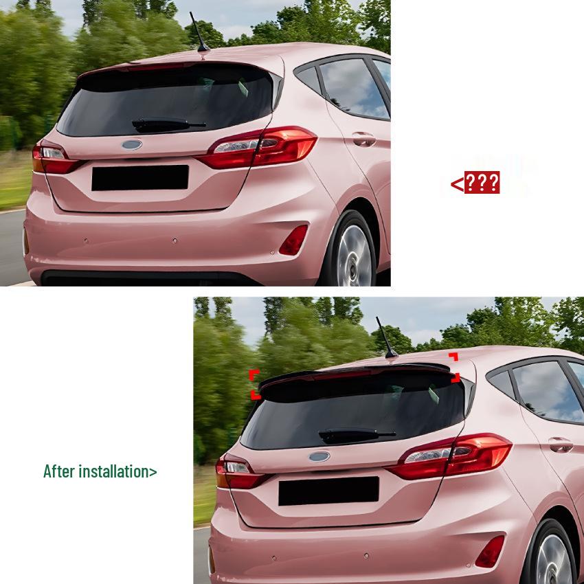 Ford Fiesta MK8 Rear Wing Spoiler for 2018+ Standard Version