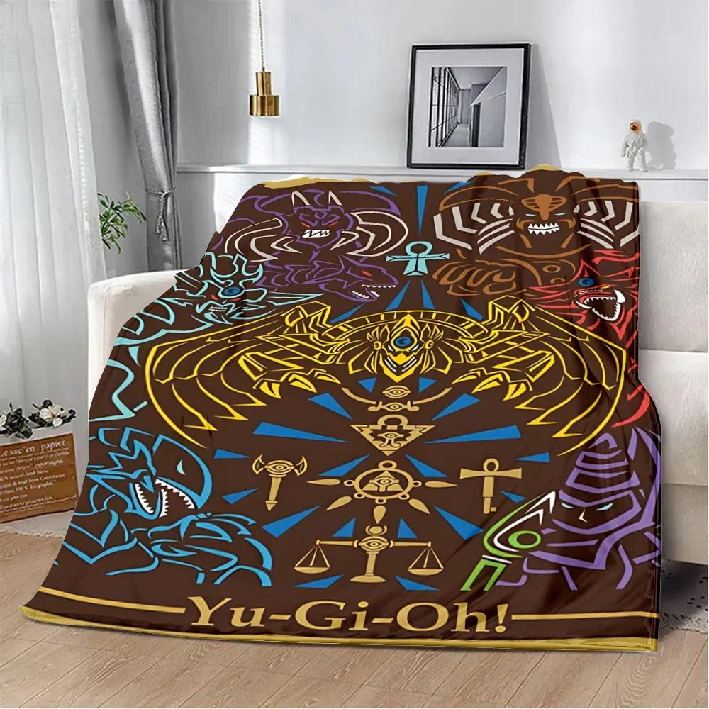 Anime YU GI OH Card Printed Blanket Picnic Blankets Warm Blanket Soft and Comfortable Blanket Home Travel Birthday Gift
