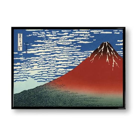 

Katsushika Hokusai Clear Views of Mount Interior Art Stylish Red Fuji Poster, Fine Wind, Weather, Thirty-six Fuji, Poster, Landscape, Hokusai,