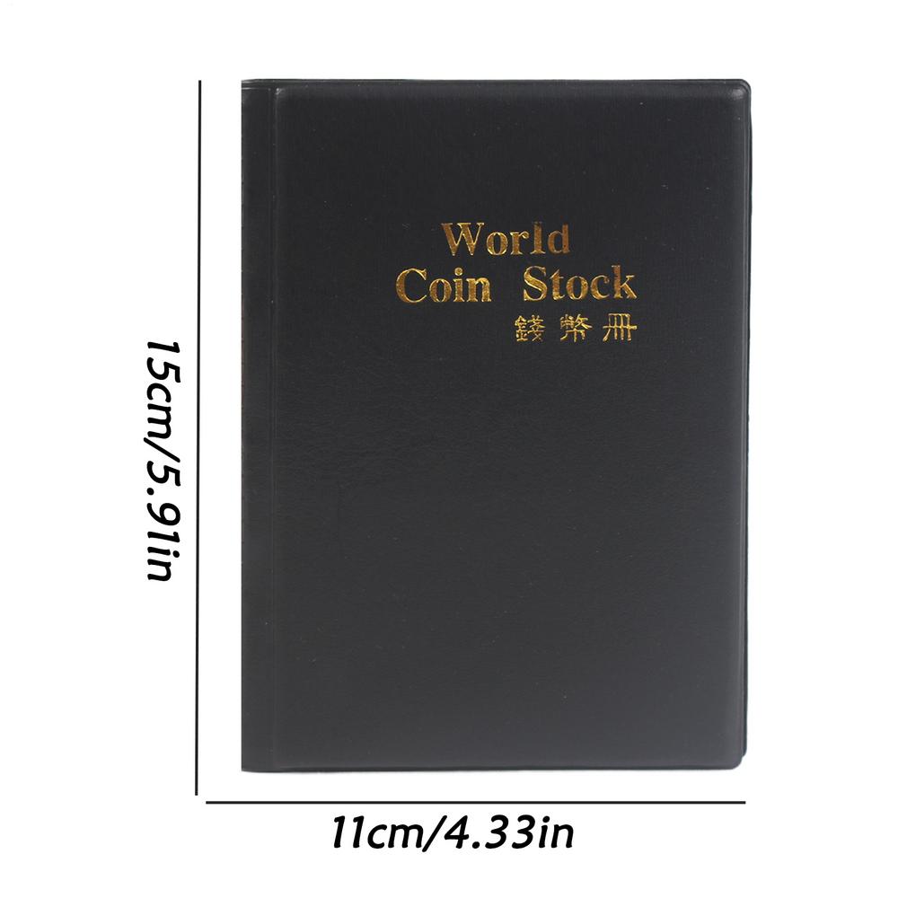 For Collector Coin Holder Albums Mini Penny Coin Storage Bag Collecting Money Organizer 120 Pockets Coins Collection Album Book