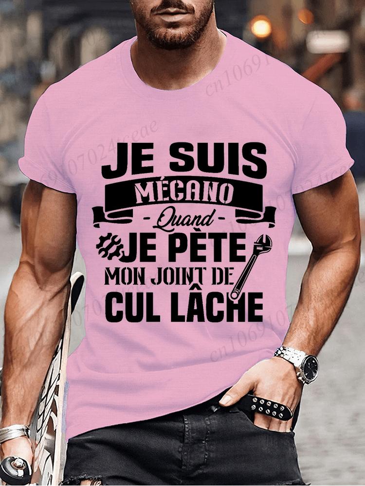 You Know I'm Mechano T Shirt Funny French Dad Gift Worker Humor Shirts Vintage Tee Casual Unisex Summer Fashion T-shirts Clothes