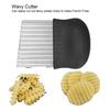 Wavy Potato Knife Cutter with Handle French Fries Chip Cutting Tool Kitchen Accessory