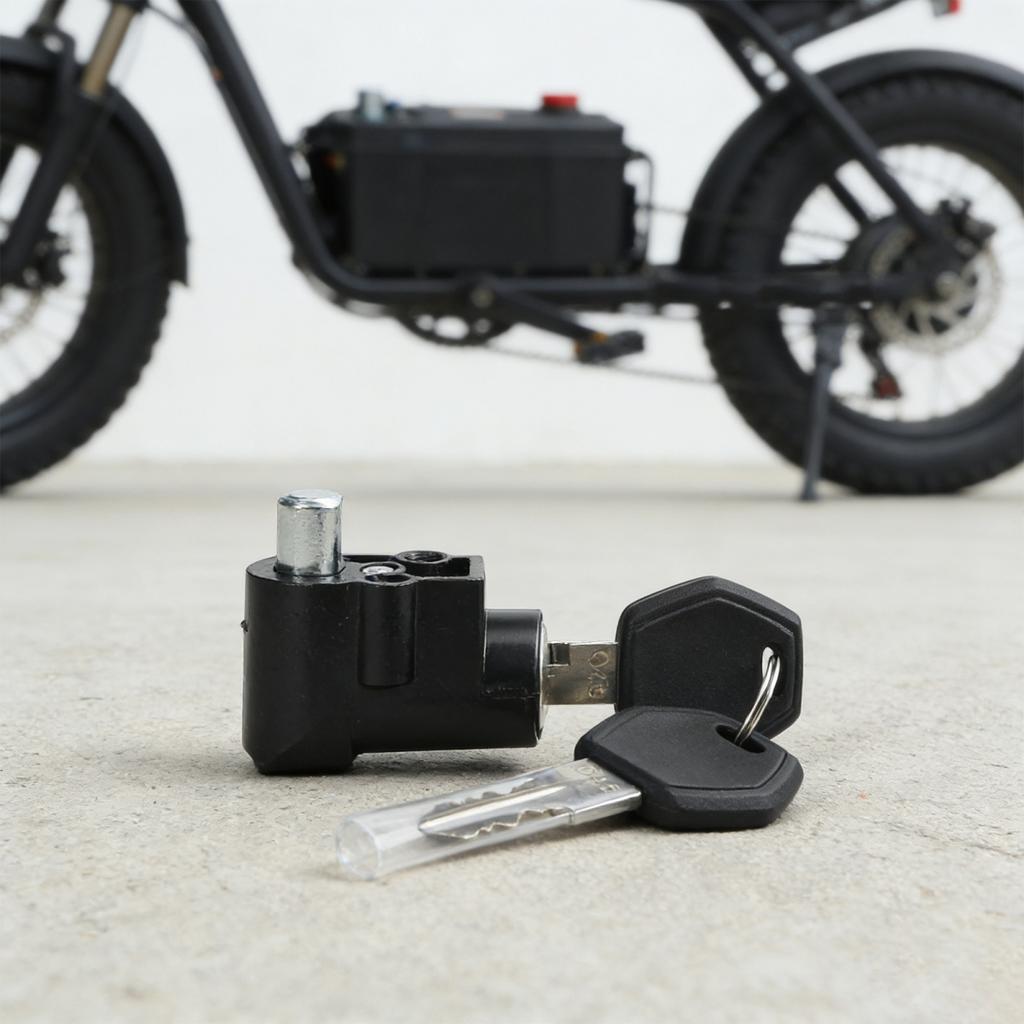 Premium Alluminum Alloy Lock with Ignition OnOff Key for For polly Battery Case