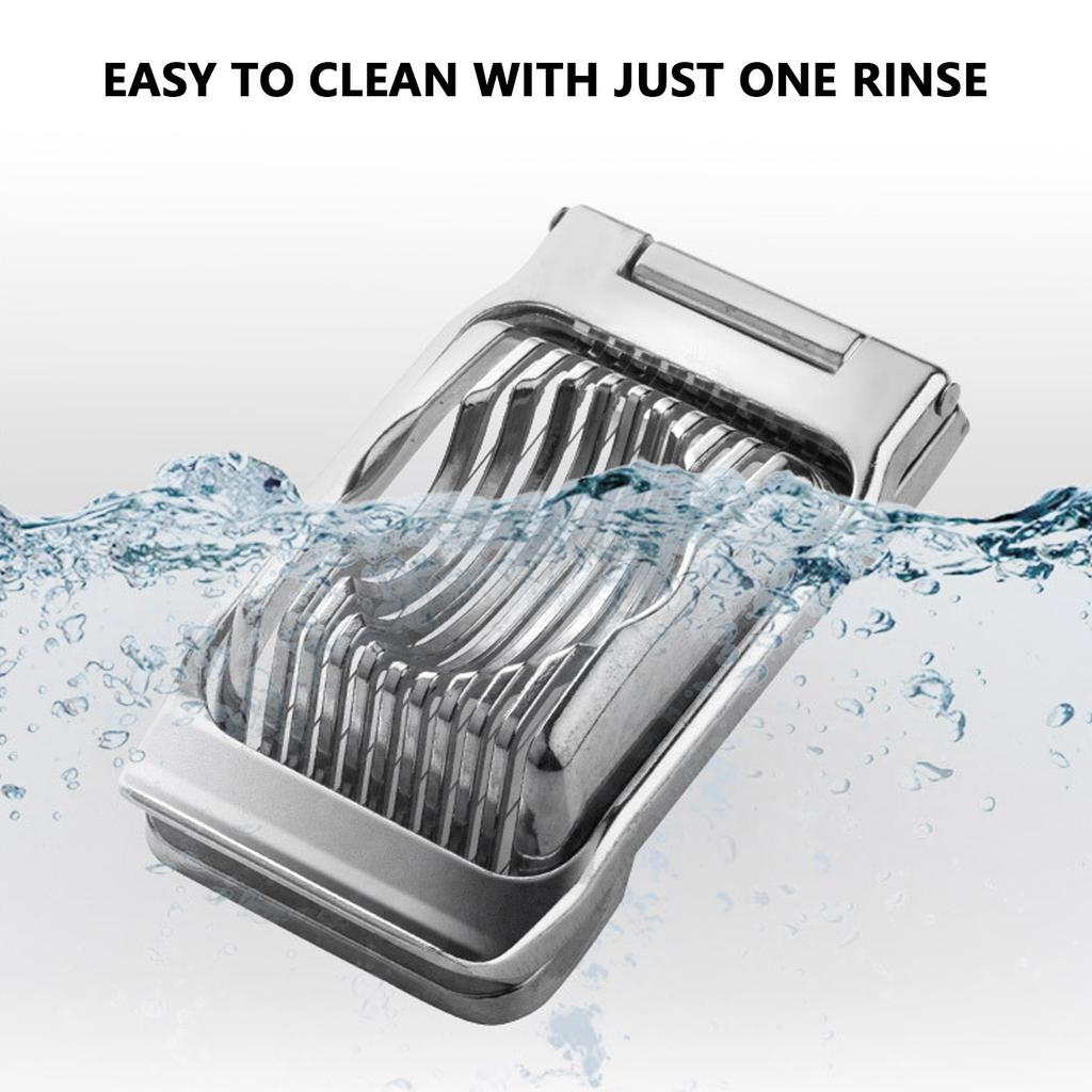 Egg For Hard Boiled Eggs Heavy Duty,  Dried Stainless Steel Wire Fruit Cutter For Strawberry Banana, Kitchen Gadget For Women Make  Breakfast Sandwich