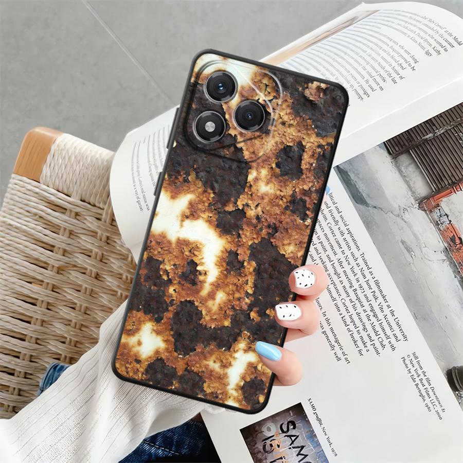 Retro Rust Design Soft Back Phone Cover Case for Honor X9c X7a X8 90 Lite X9 8X X7 70 X9a