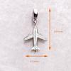Flugzeug Anhänger Perlen Komponente Dangle Charm Perlen Komponente Brandneue Ankunft Kupfer Metall Flugzeug Perfektes Geschenk Einfach Niedlich Trendig Mode Hoch