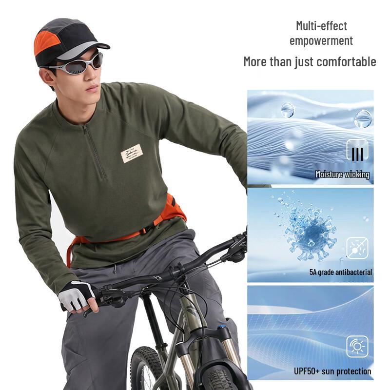 Baleno Men's Long-Sleeve Quick-Dry Sport Training T-Shirt