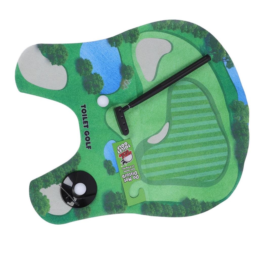 Toaletný Golfový Hra Funny Golf Kúpeľňová Toaletná Hračka Putting Golfová Hra Vnútorné Tréningové Mini Golfové Súpravy
