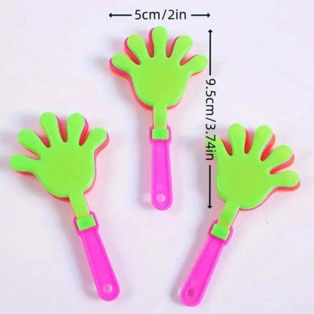 10Pcs Mini Hand Clappers Noisemakers Cheering for Sporting Events Game Day Birthday Party Favors