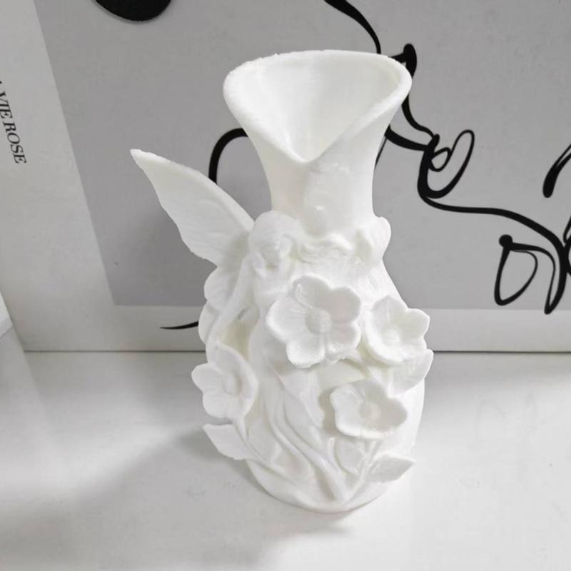 3D-gedruckte Vasen Feengarten Blumenvase für Heimdeko Dekorative Vasen für Wohnzimmer Büro Tischmittelstücke